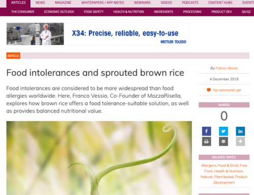 Food intolerances and sprouted brown rice