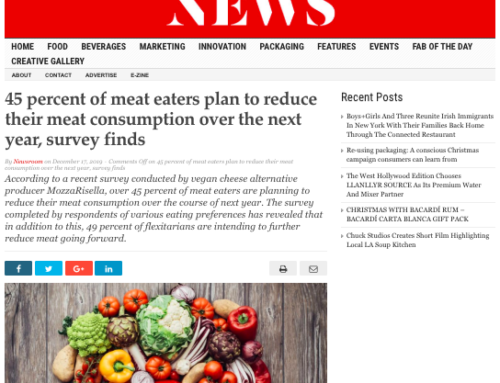 45 percent of meat eaters plan to reduce their meat consumption over the next year, survey finds